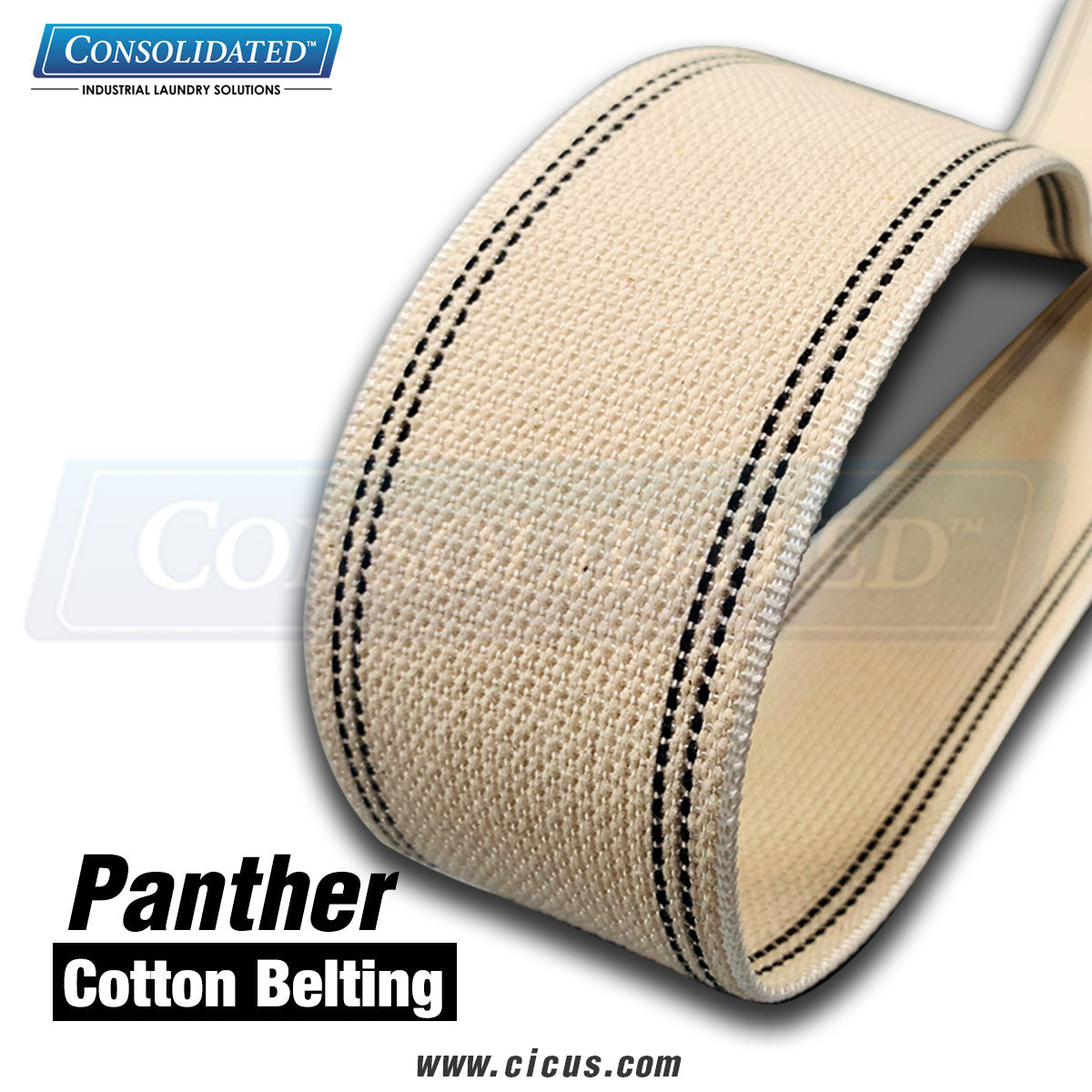 Panther Anti-Stretch Cotton Belts - 2" x 214" [1001-054P]