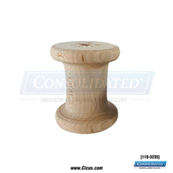118-3235 – American Laundry Wood Tape Spool – 2-1/4 Inch x 1 Inch