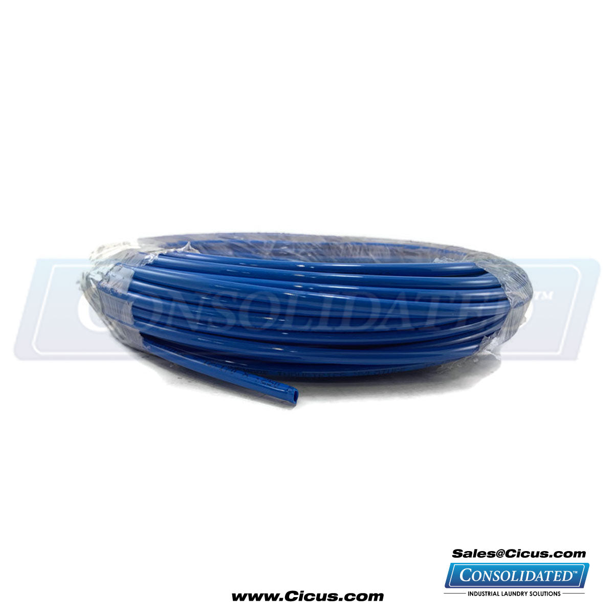 Blue 1/4" O.D .170 I.D x 100 Foot Nylon Tubing [234-0849100]