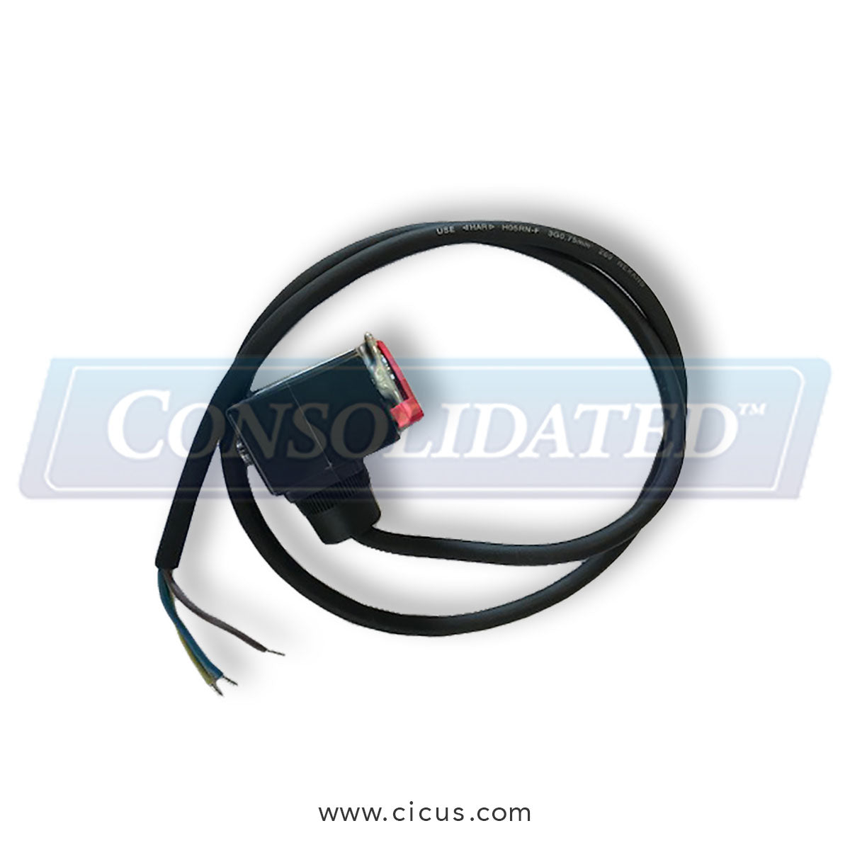 Burkert 2/2-Way N/C 24VDC Sol Valve w/o Body - 1M Cable (456126)