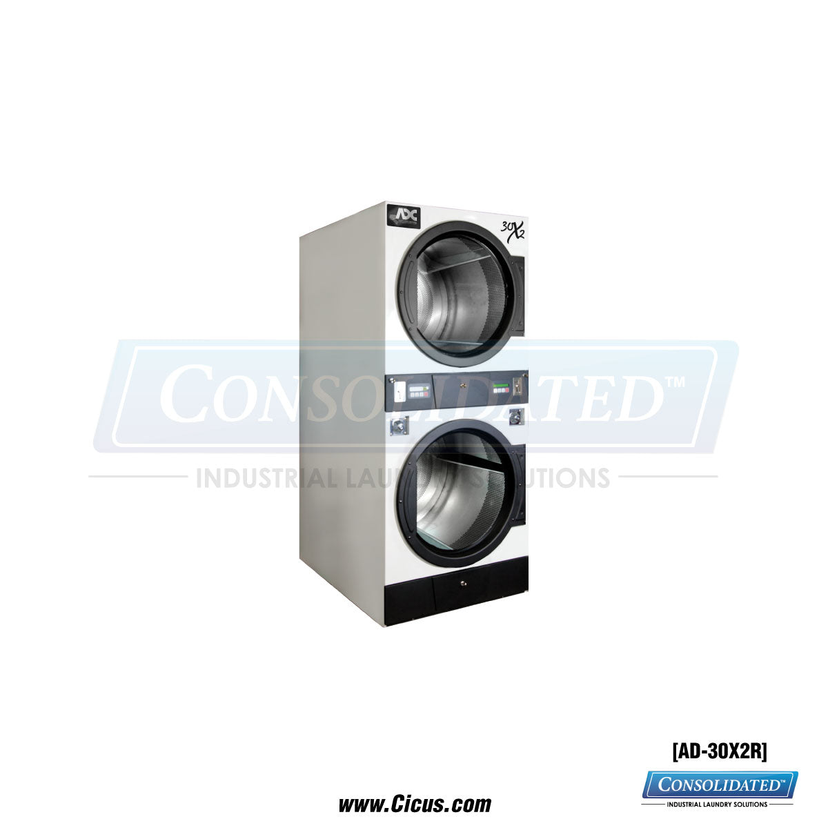 American Dryer Company 30-lb Capacity Coin Dryer [AD-30X2R]
