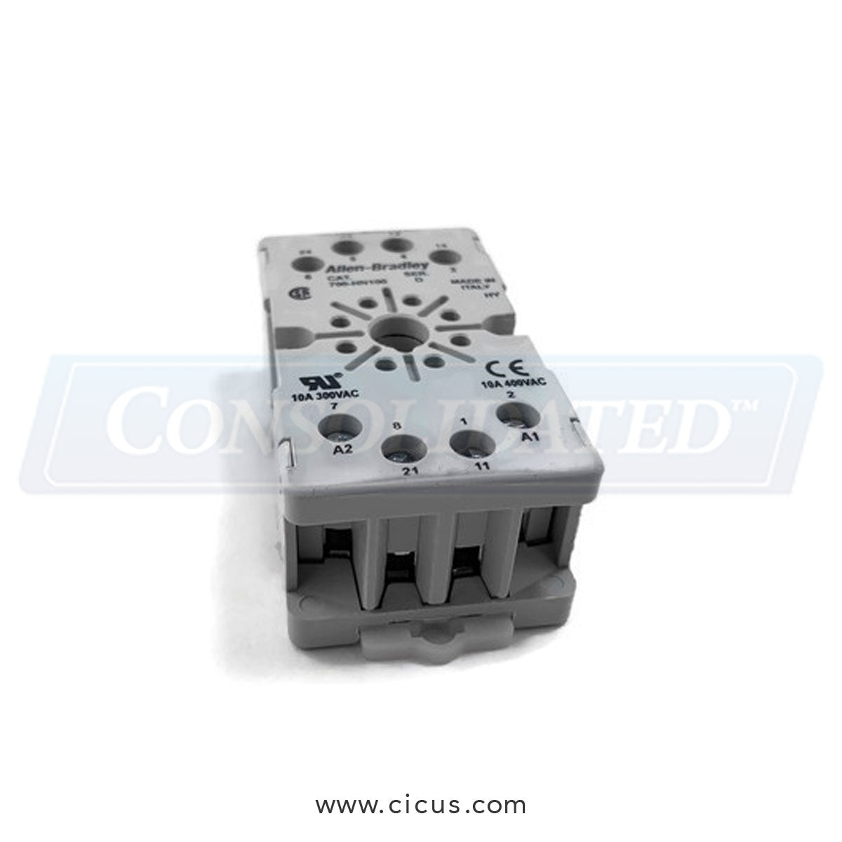 GA Braun Socket Relay - 8 Pin Octal Din / Surface Mount [E03500001]