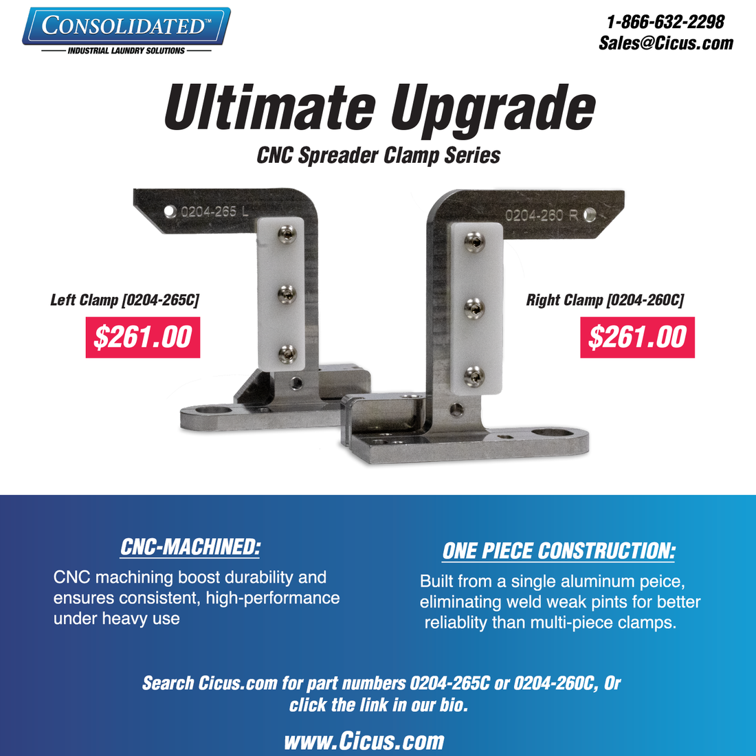 Upgrade Your Laundry Equipment with CNC Spreader Clamps: Reliable Parts for Healthcare, Hospitality, and More