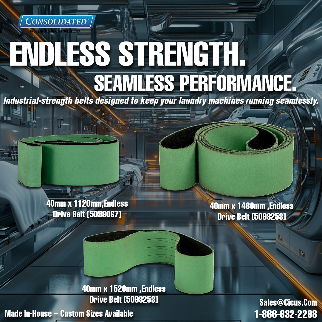 Endless Strength: Why Endless Drive Belts Are the Best Choice for Industrial Laundry Machines