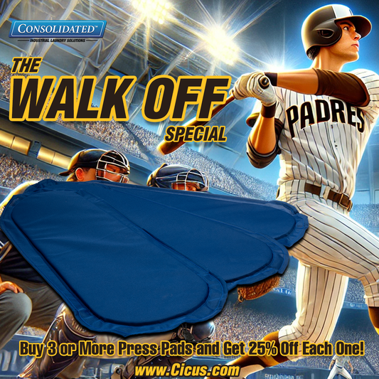 Unlock the Ultimate Savings with "The Walk Off Special" – Get 25% Off When You Buy 3 or More Press Pads!