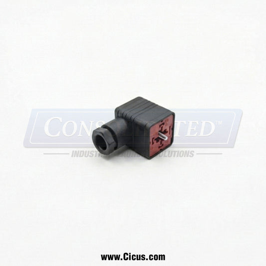 0202-165 – Plug for Air Valve Coil, Chicago Dryer