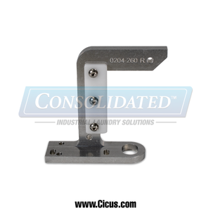 0204-260C – CNC Spreader Clamp, Right Side, Compatible Replacement for Chicago Dryer King Edge