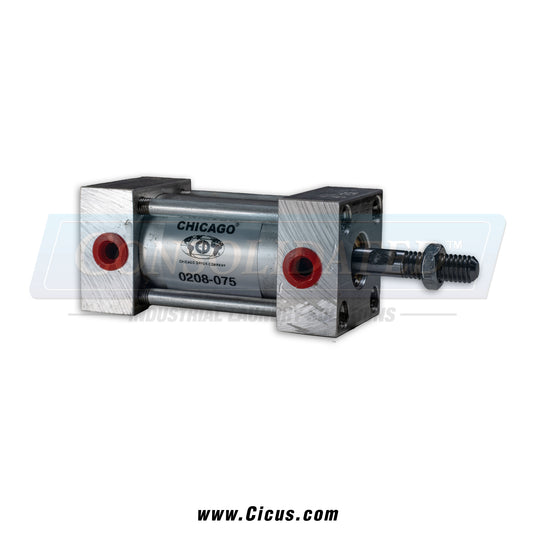 0208-075 – Chicago Dryer Air Cylinder, 1-1/4″ Bore x 1″ Stroke