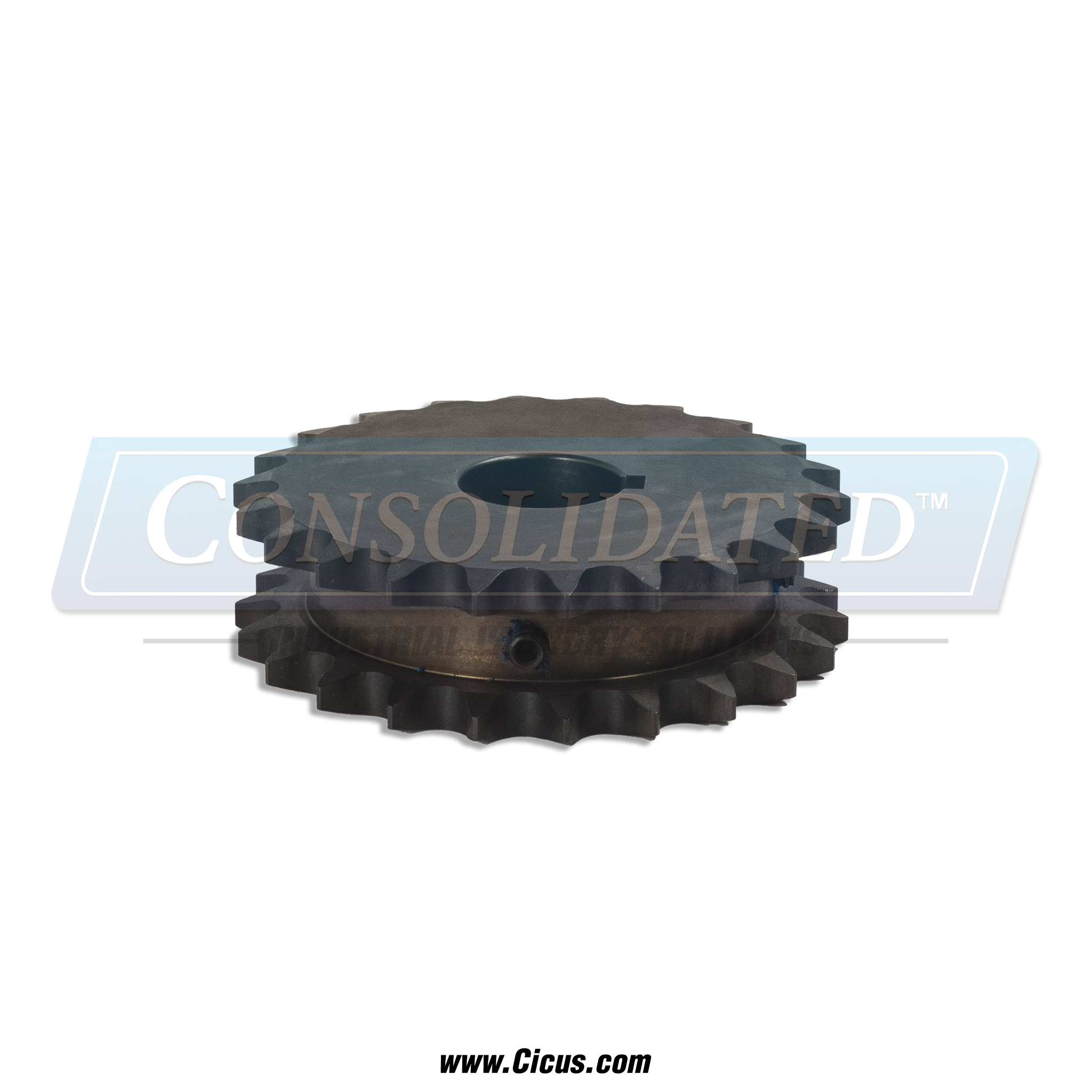 Sprocket #40 22T DBL 1” Bore KWAY 2 STSC - Compatible Replacement For Chicago Dryer [1201-276C]