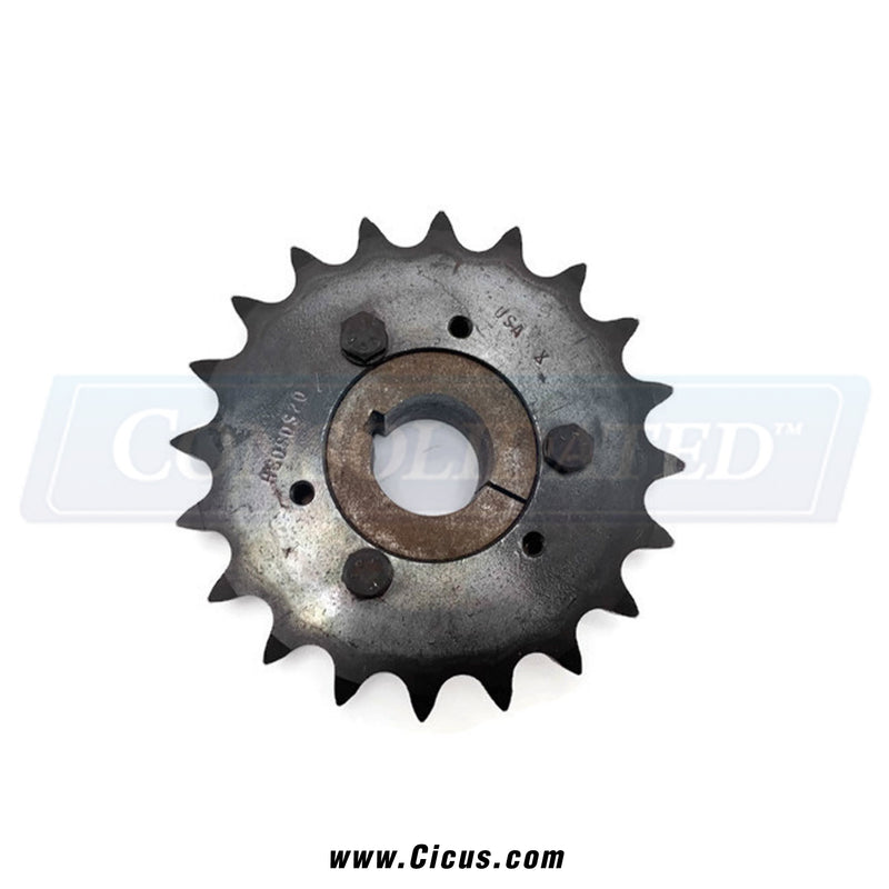Chicago Dryer Sprocket, #60 20T 1-1/4″ Taper Lock – 1201-622