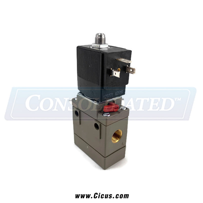 Burkert Valve, 3/2-Way NC 1/4″ 24V – 134607