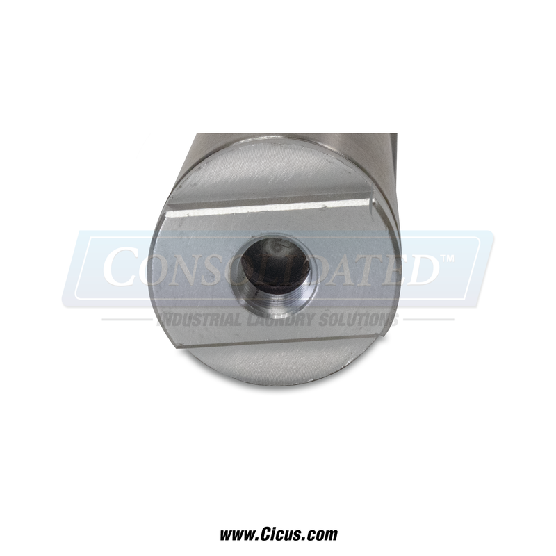 Back view of Washex Drain Cylinder [263255], featuring installation points and water flow controls.