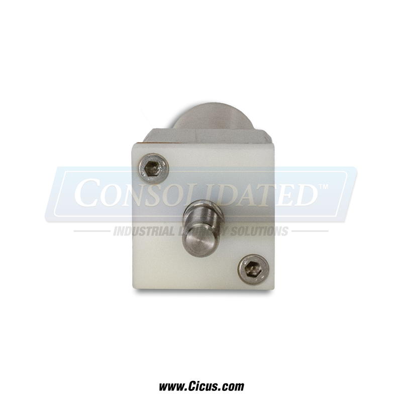 Front view of Washex Drain Cylinder [263255] showcasing its durable construction and key components.