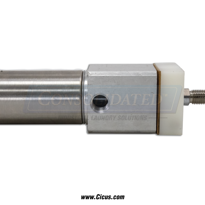 Close-up side view of Washex Drain Cylinder [263255], highlighting the precision design for controlling water flow.