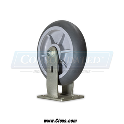 CIC 8" Heavy Duty Thermo Plastic Rubber Wheel - 600LBS [27TP80JX0417YY]