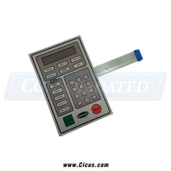 GA Braun SPF Keypad Frame 29-420 replacement control panel, featuring various function buttons and a ribbon cable connector.