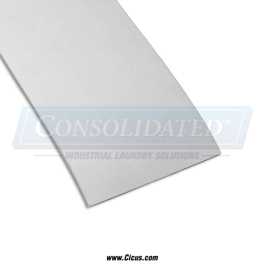 CIC Smooth White PVC Ironer Belt Roll, 3″ – SWR3100