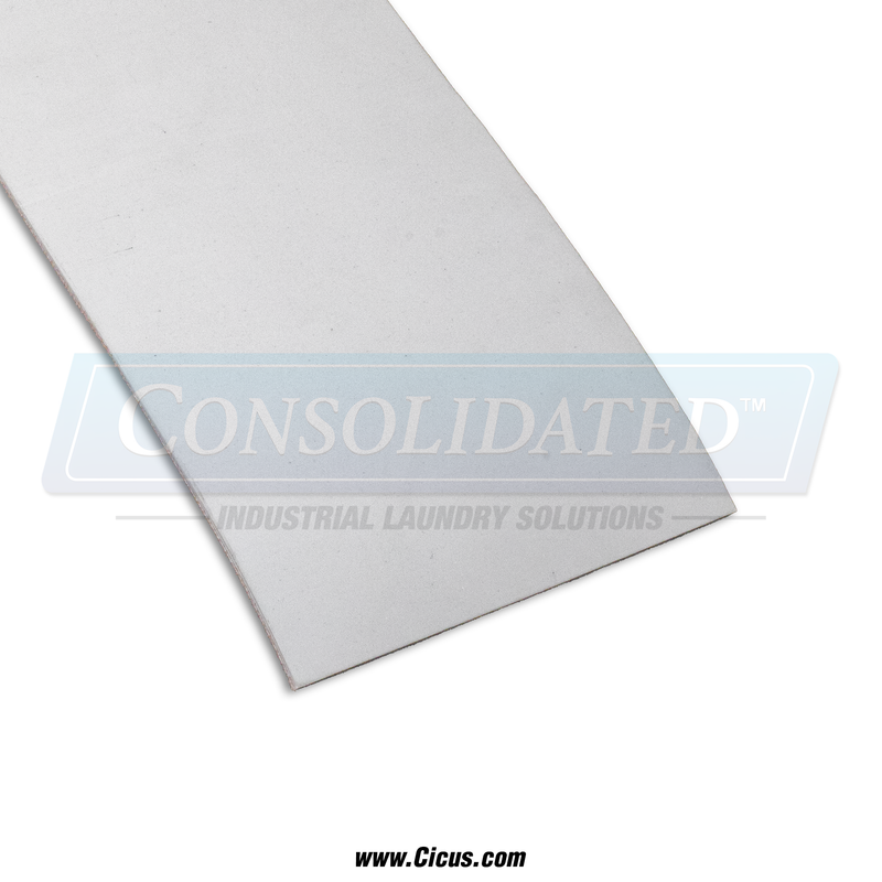 CIC Smooth White PVC Ironer Belt Roll, 3.5″ – SWR3.5100