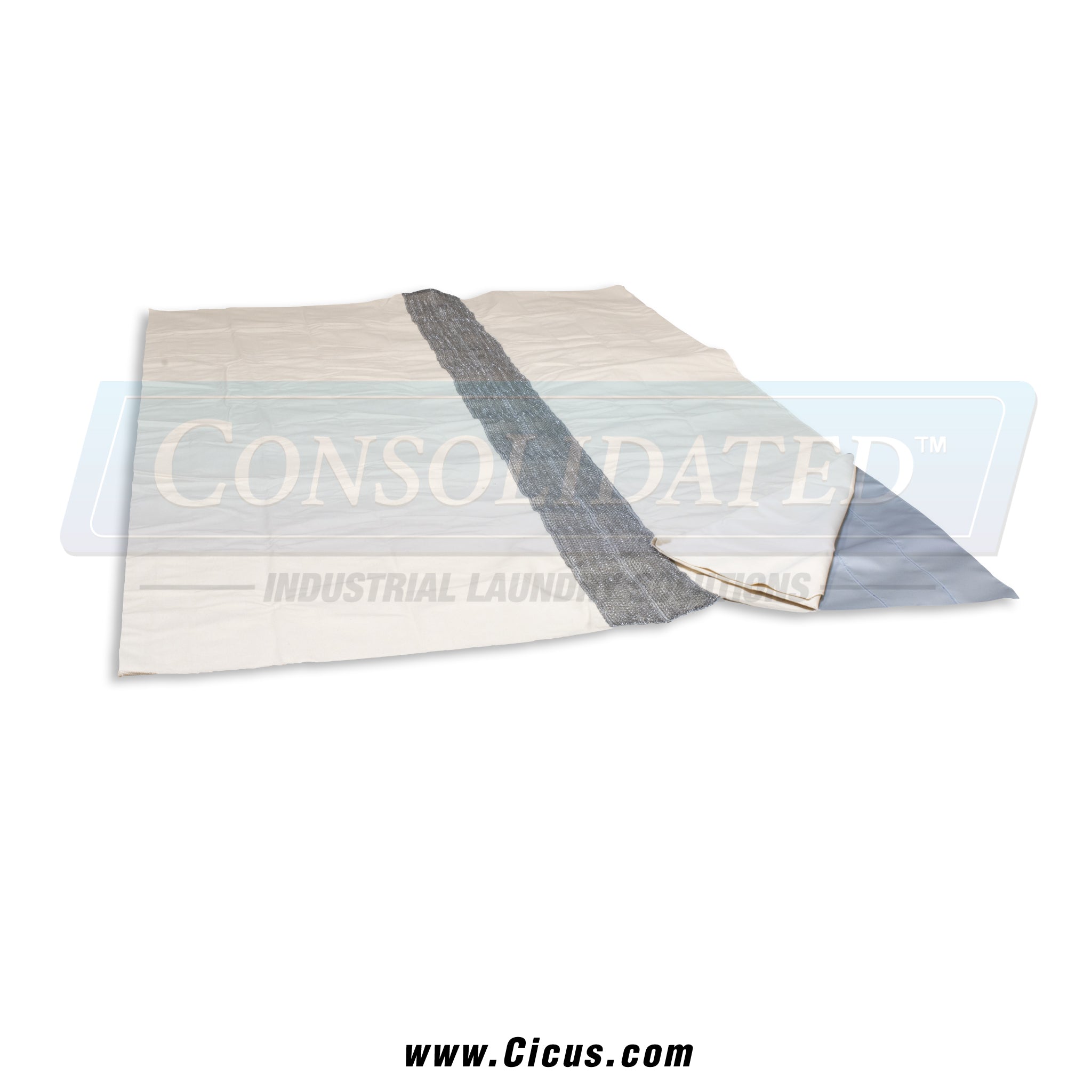 Coronet Clean & Wax Cloth 28oz Heavy Duty w/ Mesh Strip & Silicone Flap - 72" x 120" [440-HOHD]