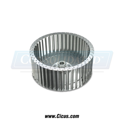 Cicus.com replacement part: Chicago Blower Wheel Only [4803-851]. This double inlet blower wheel measures 12-5/8" diameter and width, 1-3/16" bore