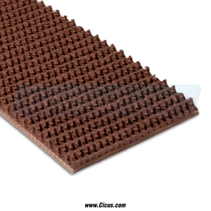 6 Inch wide Brown Rufftop Flatwork Ironer Belt Roll [BRT6100]