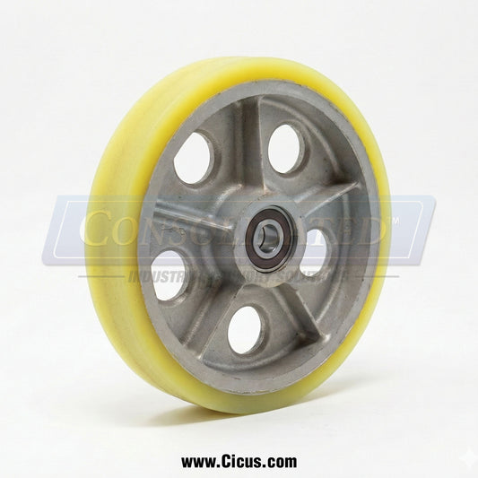 GA Braun Dryer Idler Wheel, 16" × 4" w/ Hub & Bushing – D09000008