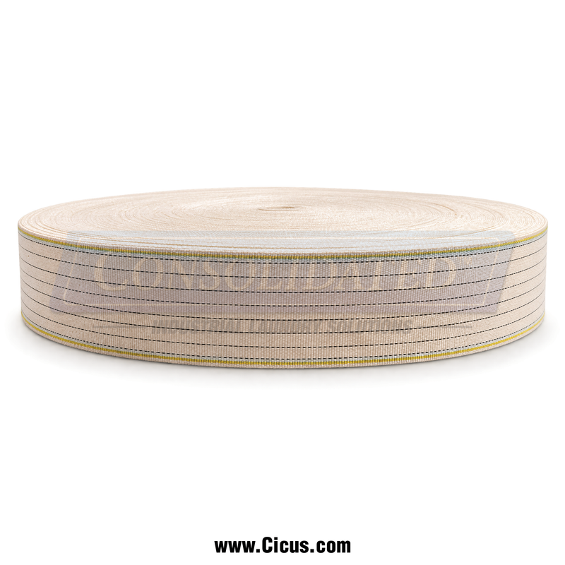 Anti-static cotton ironer belt roll, 3 inch width, SKU 13-19775