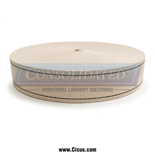CIC Brownline Cotton Ironer Belt Roll, 3.5 inch x 255ft - CIC-35255B