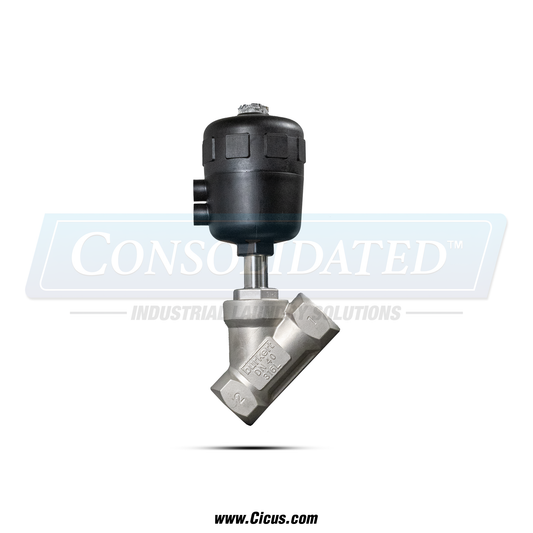 Burkert Angled Steam Valve, 1-1/2″ SS 2/2-Way – 454640