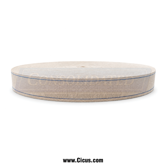 CIC Blueline cotton ironer belt roll, 2 inch width, SKU 13-15850-015056