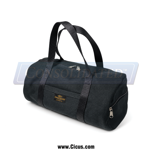 Consolidated Canvas Duffel Bag, Black