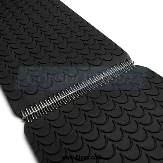 CIC Conveyor Belt, Crescent Top Black – PVC
