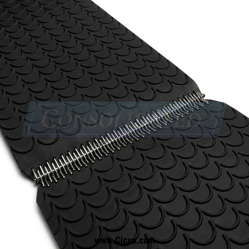 CIC Conveyor Belt, Crescent Top Black – PVC