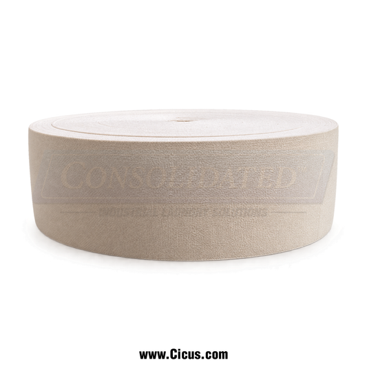 Elastic belt roll, 4.5 inch width, 100 meter roll, SKU 23R-25102-00105