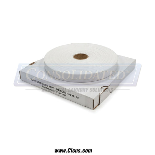 CIC-3/4100P – CIC Guide Tape, Polyester 3/4″ × 100 Yards