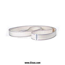 Jensen-compatible flatwork ironer belt in Patriot Cotton, manufactured by CIC and supplied fully laced.