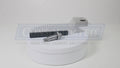 CIC King Edge Left Clamp, Chicago Dryer Compatible, part 0204-296C, rotating on a turntable.