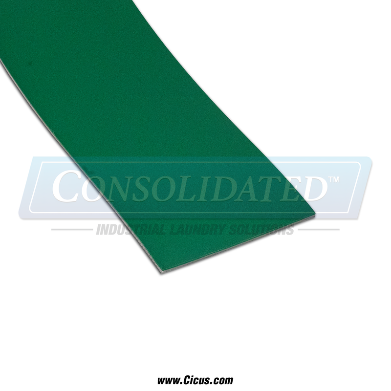 SGR3.5100 – Smooth Green Flatwork Ironer Belt Roll, 3.5″ Wide