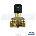 Chicago Dryer Air Valve 1/2" 24 VAC [0202-960] - Side View