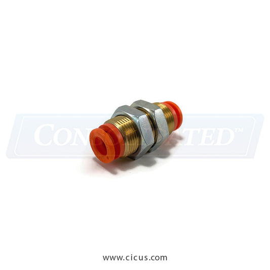 Chicago Dryer Bulkhead Connector, 1/4" Tube – 0205-104