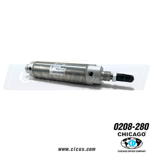 Chicago Dryer Air Cylinder, 1-1/2" Bore × 3-1/2" Stroke – 0208-280
