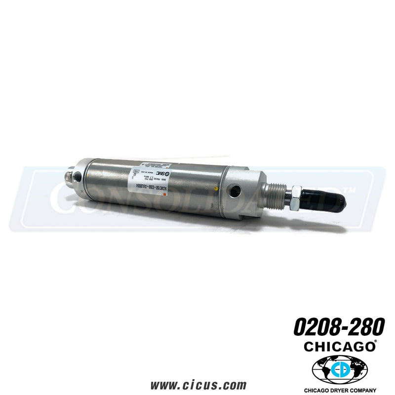 Chicago Dryer Air Cylinder, 1-1/2" Bore × 3-1/2" Stroke – 0208-280