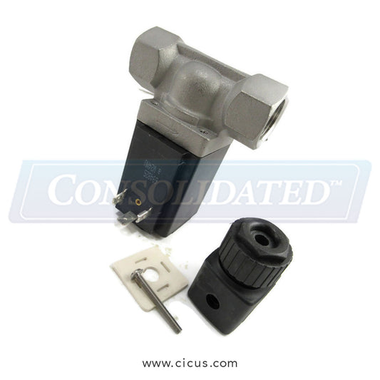 Burkert Solenoid Valve, 2/2-Way, 1/2" N/C, 24V, Type 0290 – 49987