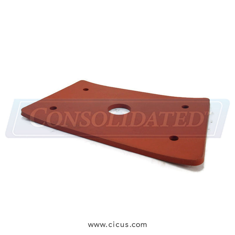 Milnor Dump Valve Cup Gasket, Red Silicone – 06 40065A