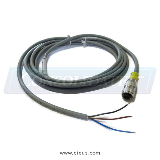 Milnor Connector, Straight Female DC 3A 300V 3M – 09RPSDC003
