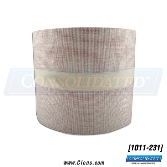 Chicago Dryer Red Ribbon Cover, w/o Cement 40ft – 1011-231