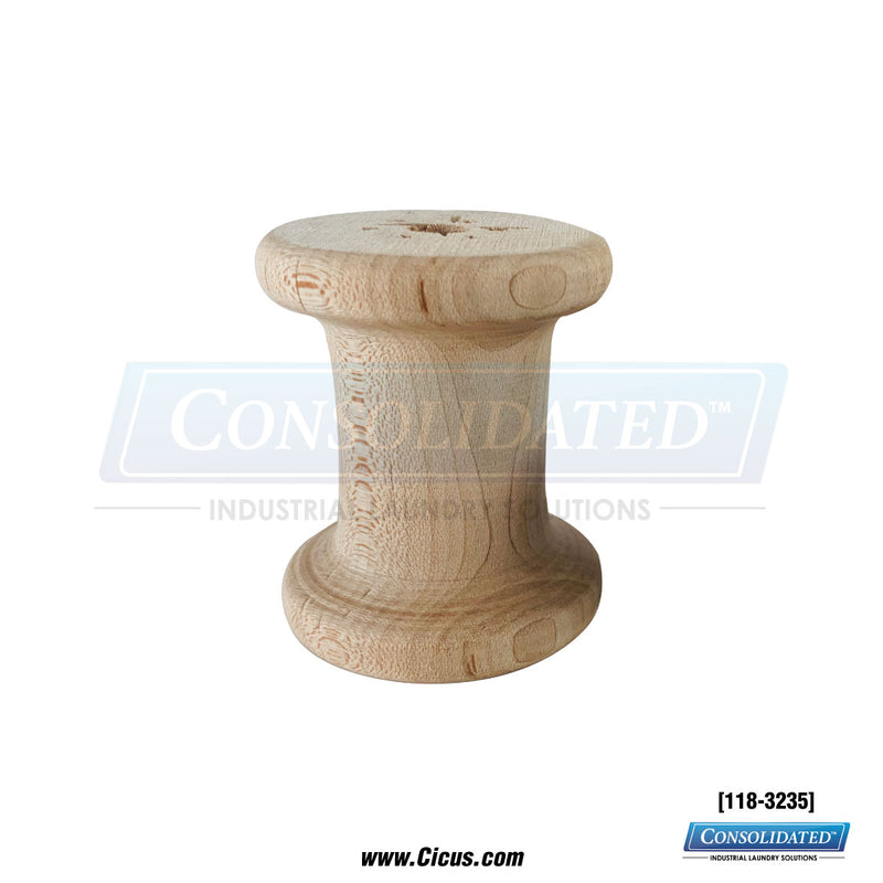 American Laundry Tape Wooden Spool, 2-1/4″ × 1″ – 118-3235