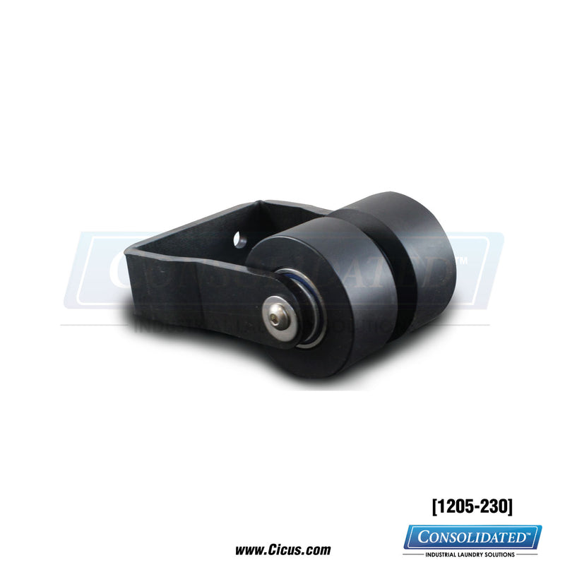 Chicago Dryer Grooved Idler Roll with Mounting Bracket – 1205-230