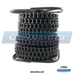 100 Riv 10ft Roller Chain For Ironers [120603] - Front View