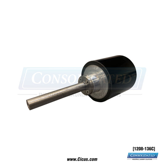 1208-136C – Brake Clutch Roll, Compatible Replacement for Chicago Dryer King Edge 136, Inlet Drive Mechanism